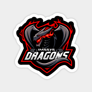 Imrryr Dragons (Black Print) Magnet