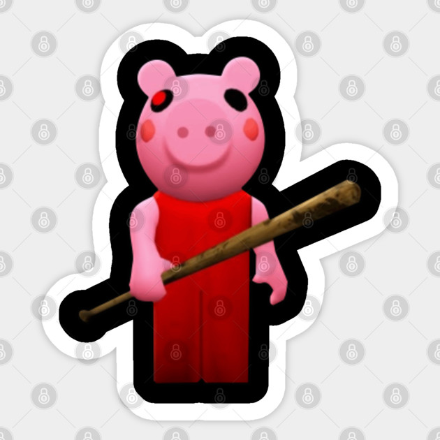 Roblox Piggy Roblox Autocollant Teepublic Fr - roblox piggy stickers teepublic