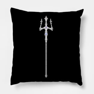 Poseidon trident fork Pillow