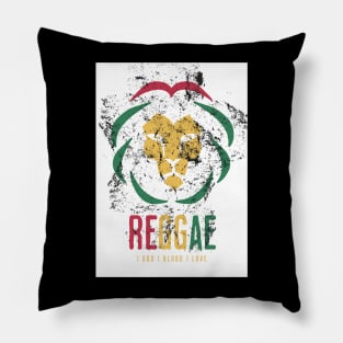 Lion Reggae - Colorful Pillow