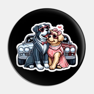 two dogs in love Pin