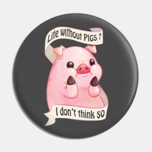 Cute Pink Pig Design. Pin