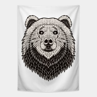 BEAR HEAD Tapestry