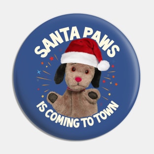Sooty Christmas Sweep Santa Paws Is Coming To Town Pin