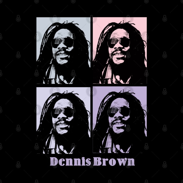 Dennis Brown 80s Pop Art by KERIKIL