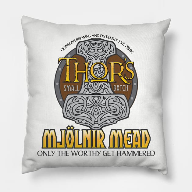 Thor Small Batch Pillow by Cowdreybunga
