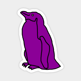 Purple Penguin Magnet