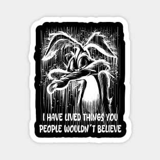 Coyote Under the Rain Magnet