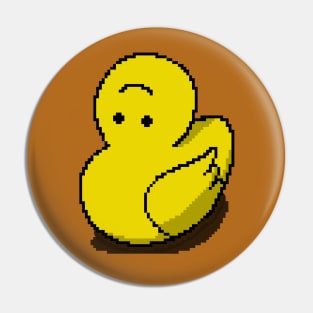 Duckys fake smile Pin