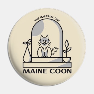 maine coon cat Pin