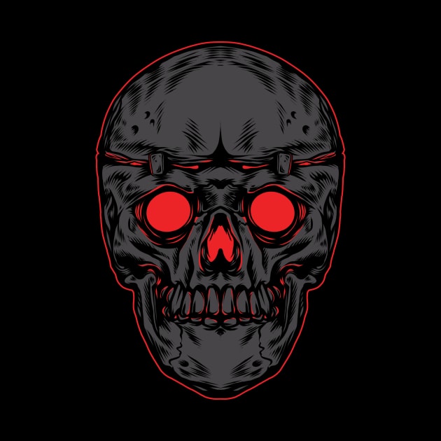 Dark Skull by phsycartwork