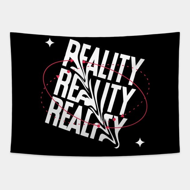 Simple Reality Typography Tapestry by neverland-gifts