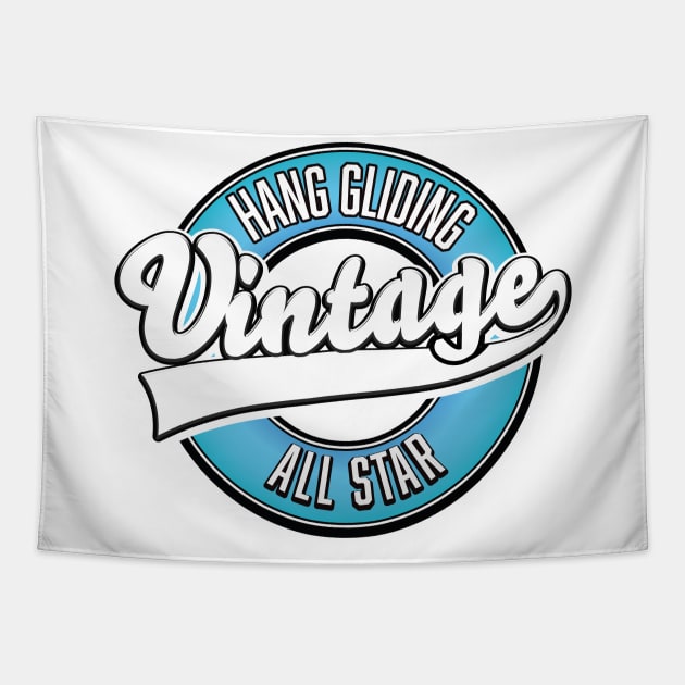 Hang Gliding vintage all star logo Tapestry by nickemporium1