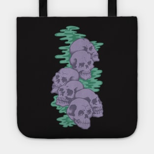 Goth Fantasy Skull Tattoo Tote