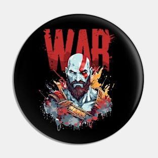 THE GOD OF WAR - BACK + FRONT Pin