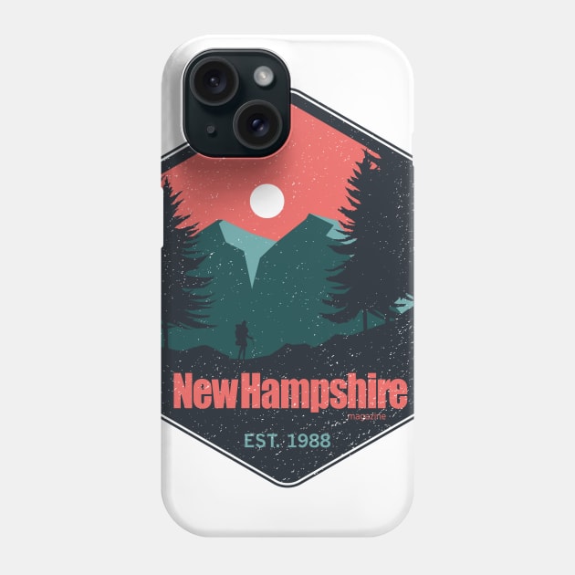 Mountain Trek New Hampshire Phone Case by New Hampshire Magazine