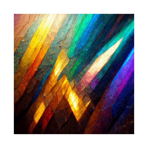 Rainbow Metal Plate #1 by AntielARt