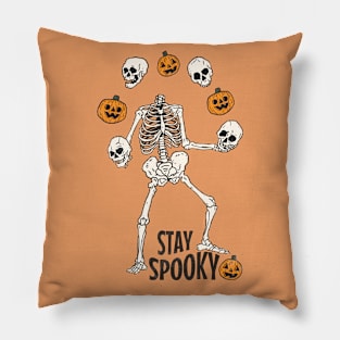 Spooky Skeleton Pillow