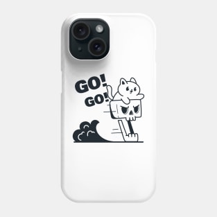 Cat and Skull Phone Case