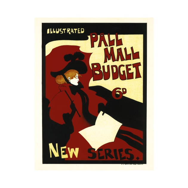 Illustrated PALL MALL BUDGET London Weekly Magazine Les Maitres De L'Affiche by vintageposters