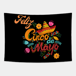 Feliz Cinco De Mayo Tapestry