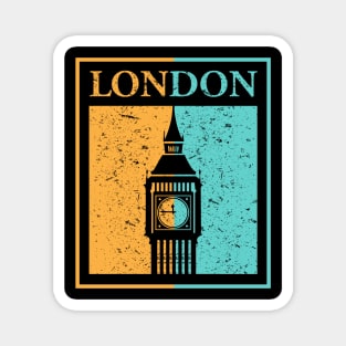 London Big Ben Tower Vintage Retro UK Magnet