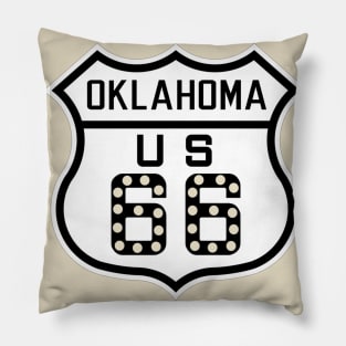 Historic OK Route 66 Pillow