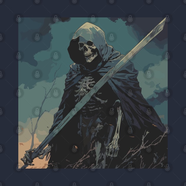 Skeleton Warrior by Ray Crimson