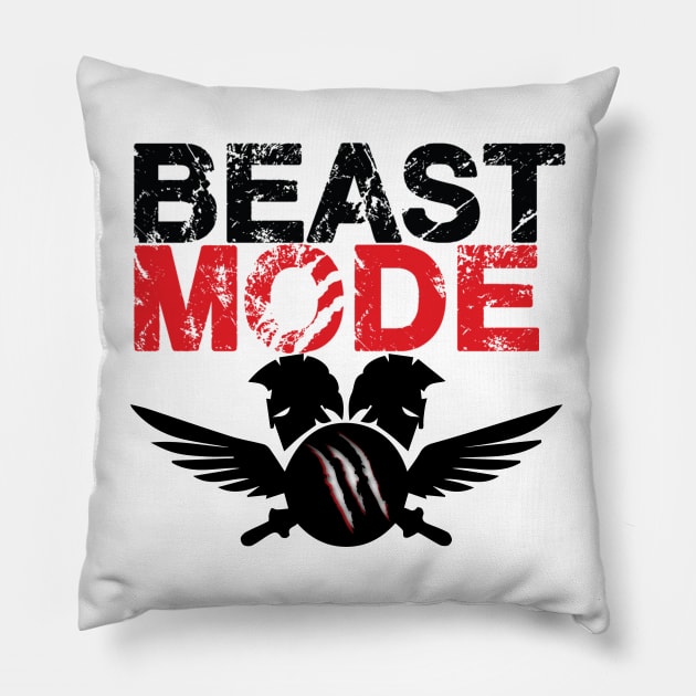 Beast Mode art Pillow by Boss creative