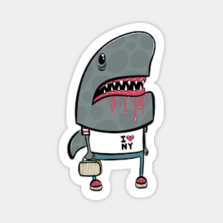 New York Shark Tourist Magnet