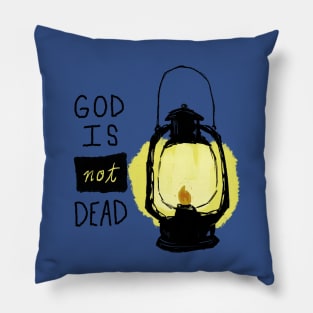 God is not dead Pillow