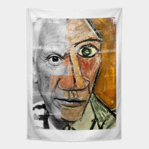 Picasso mix Tapestry by bulografik