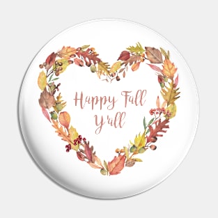 Happy Fall Y All Pin