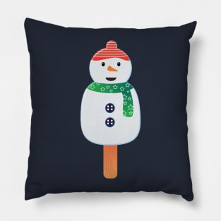 Christmas Snowman Festive Popsicle Pillow