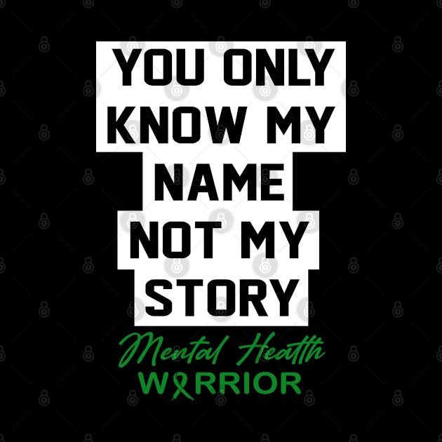 Mental Health Awareness You Only Know My Name by KHANH HUYEN