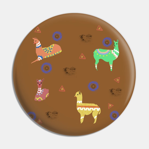 Llamas party Pin by Sam18artworks