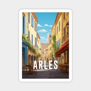 Affiche Arles - France - illustration Magnet