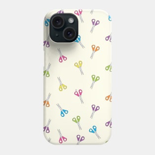 Colorful Scissors Back To School Pattern Phone Case