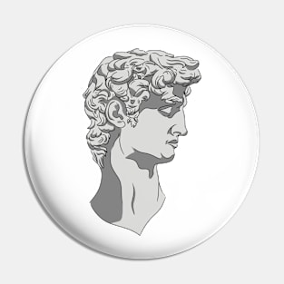 Marble David Pop Art Pin