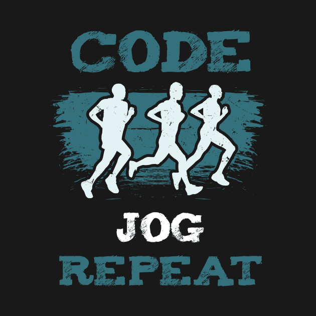 Code Jog Repeat by teweshirt