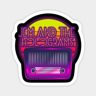 jem and the holograms retro Magnet