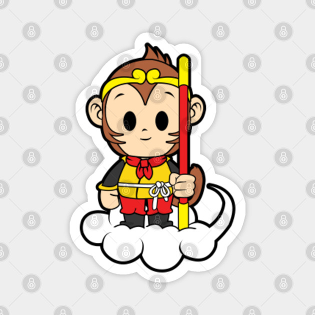 Monkey King Chibi - Monkey King - Magnet | TeePublic Monkey King Chibi - Monkey King - Magnet | TeePublic