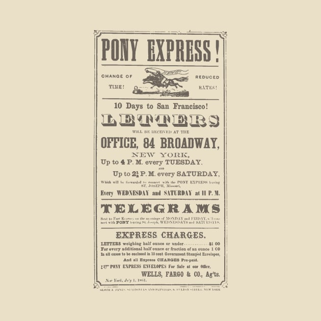 Pony Express Advertisement by GloopTrekker