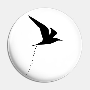 Flying Bird Birdwatcher Birding Gift Pin