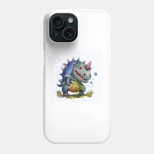 Cute Watercolor Tarrasque Phone Case