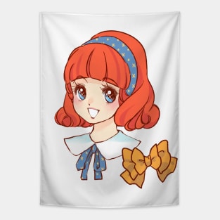 Bow Tie Girl Tapestry