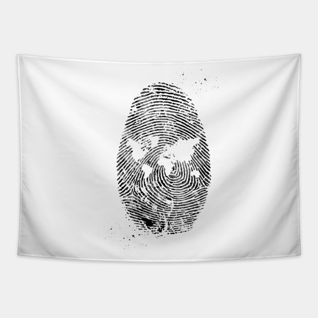 Fingerprint Tapestry by erzebeth