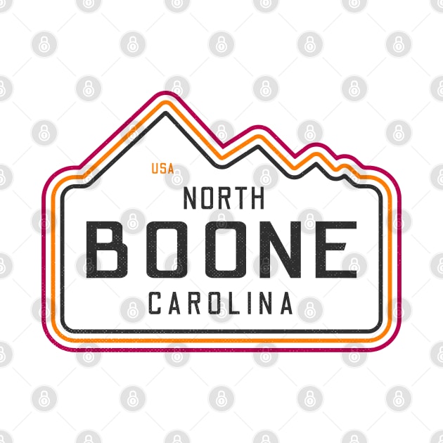 Visiting NC Mountain Cities Boone, NC Neon Range by Contentarama