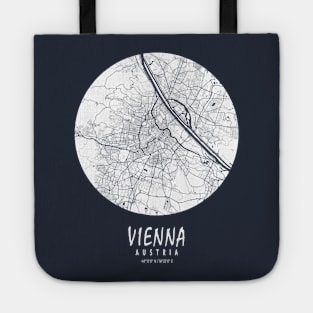 Vienna, Austria City Map - Full Moon Tote