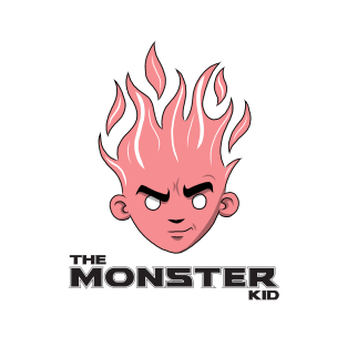 The Monster Kid (White and Red) T-Shirt